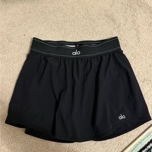 ALO Yoga - Women’s Match point Tennis Skirt (black)